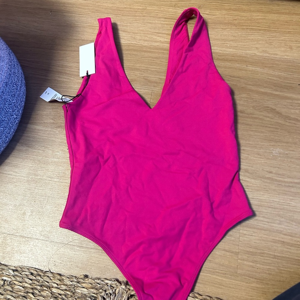 Babaton pink body suit